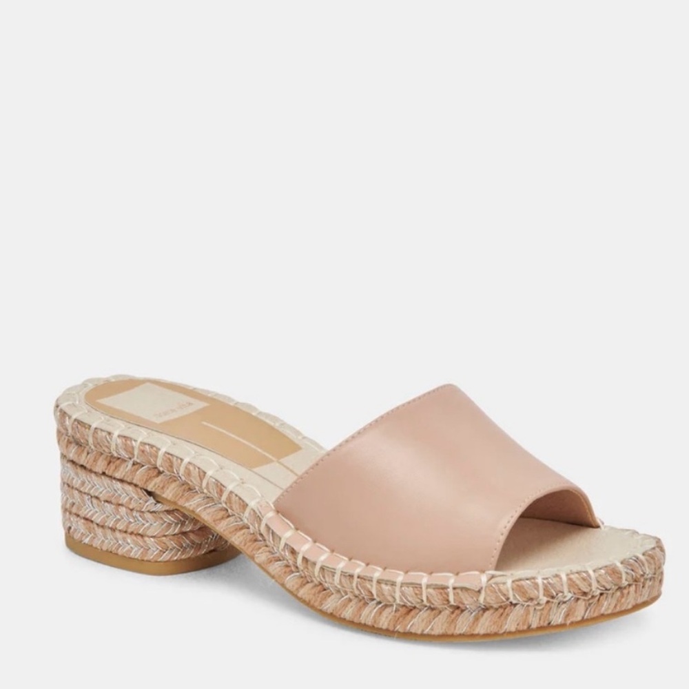 Dolce Vita Raffia Platform Sandals